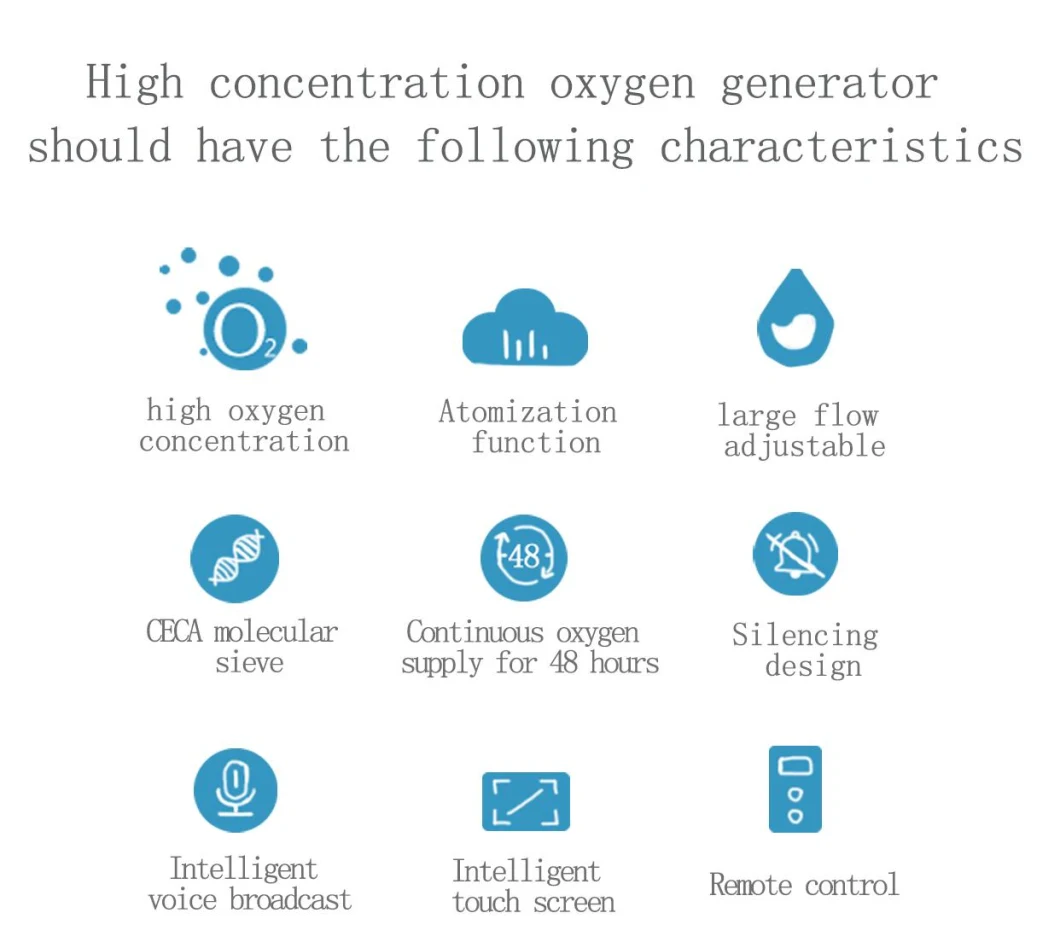 5L Ultra Low Noise Nebulizer Oxygen Concentrator with Adjustable Flow & Purity Monitor